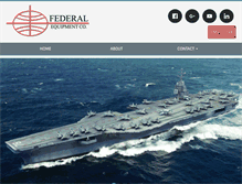 Tablet Screenshot of federalequipment.com