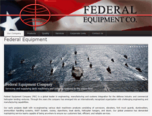 Tablet Screenshot of military.federalequipment.com